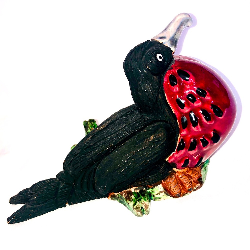 Casals Peru Pottery Galapagos Island Frigate Bird Peruvian